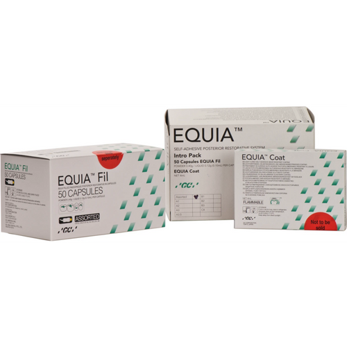 GC EQUIA intro Pack 50 kapsler assortert, tilbehør