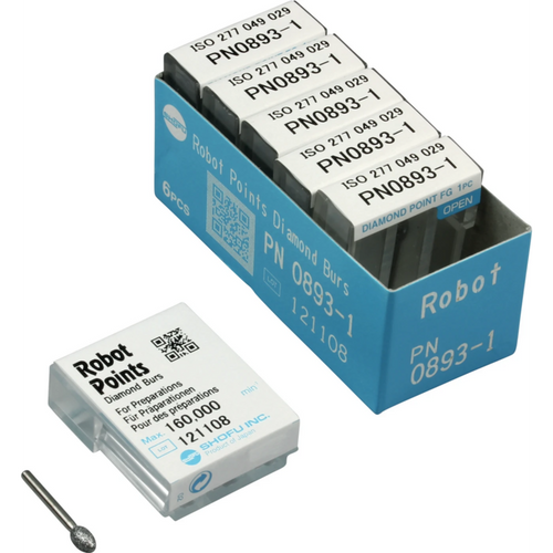 Robot Points FG 6 FG, eggformet, 4,9 mm, ISO 029