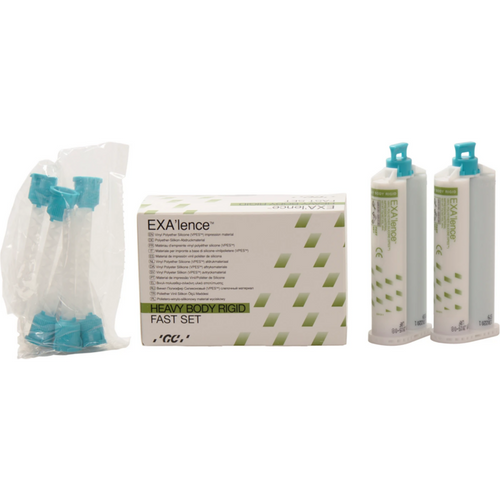 GC EXA'lence refillpakning 2 x 48 ml dobbelpatron Heavy rigid Body Fast, tilbehør