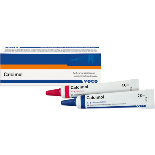 Calcimol 13 g basepasta, 11 g katalysatorpasta