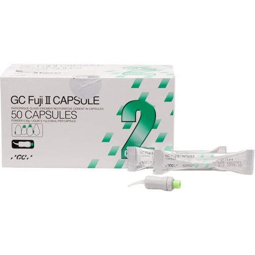 GC Fuji II 50 kapsler dyp grå M