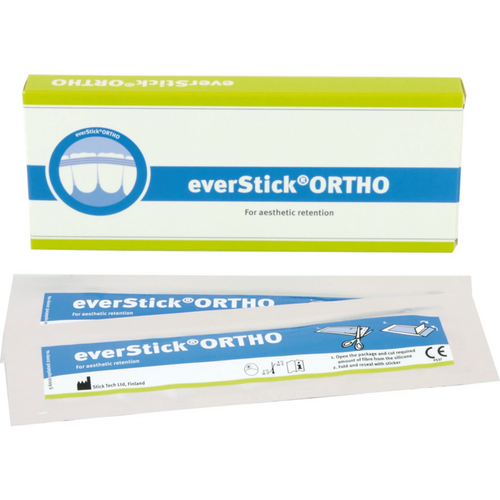GC everStickORTHO refill-pakke med glassfiberforsterkning med ca. 1600 fibre, 2 x 12 cm