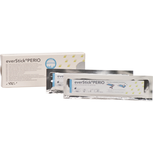 GC everStickPERIO refill-pakke med glassfiberarmering med ca. 2 000 fibre, 2 x 12 cm