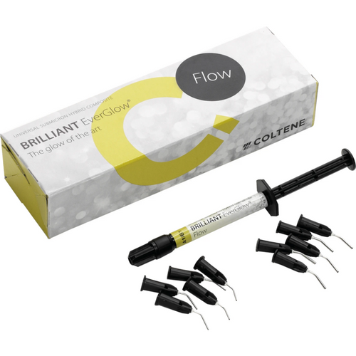 BRILLIANT EverGlow Flow 2 g sprøyte A1/B1, applikasjonsspisser