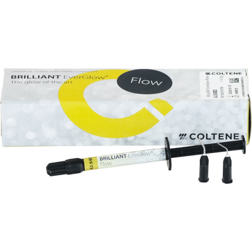 BRILLIANT EverGlow Flow 2 g sprøyte A3.5/B3, appliseringsspisser