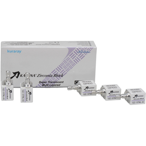 KATANA Zirconia blokk 5 stk. størrelse 12Z, A3