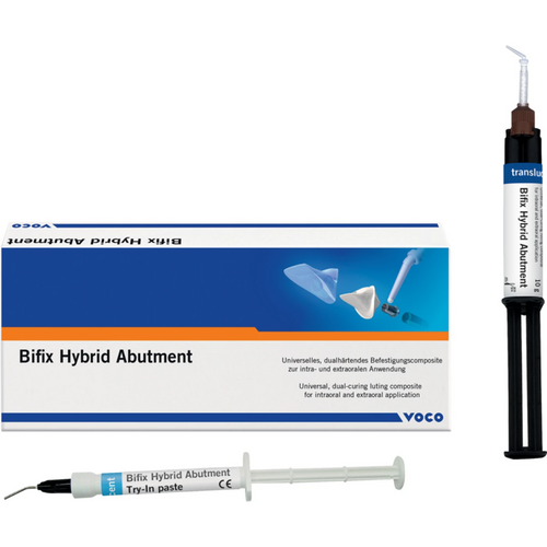Bifix Hybrid Abutment sprøyte 10 g translucent, QuickMix