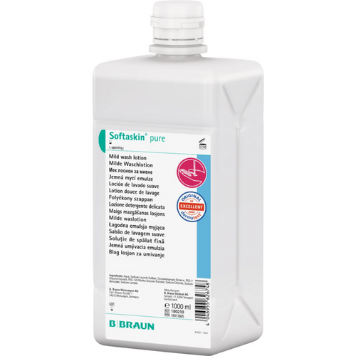 Softaskin pure flaske 1 liter med doseringspumpe