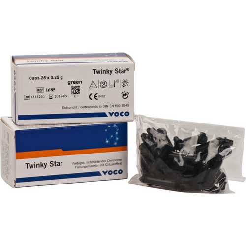 Twinky Star 25 x 0,25 g kapsel grønn