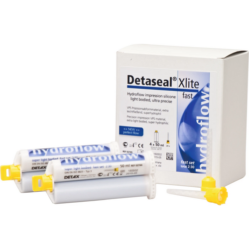 Detaseal hydroflow Xlite multipack 4 x 50 ml dobbel patron fast, tilbehør