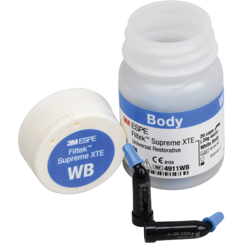 Filtek Supreme XTE Universal 20 x 0,2 g kapsel body hvit