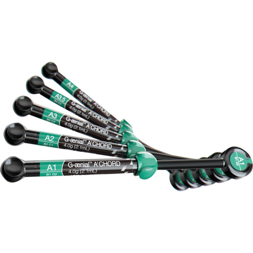 GC G-ænial A' CHORD kit CORE 5 x 4 g sprøyte (A1, A2, A3, A3.5, A4)