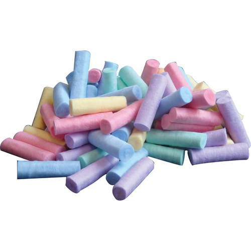 Fargede bomullsruller 500 stk lilla, Ø 8 mm, ca. 36 mm størrelse 1