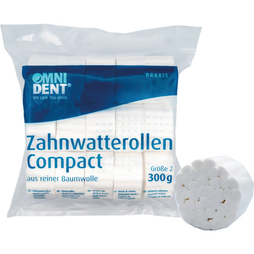 Tannruller Compact 300 g 10 mm, størrelse 2