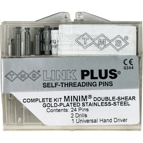 TMS LINK 24 doble stifter, 2 bor K-92, 1 håndnøkkel, Minim 2 i 1 sølv EL731-24