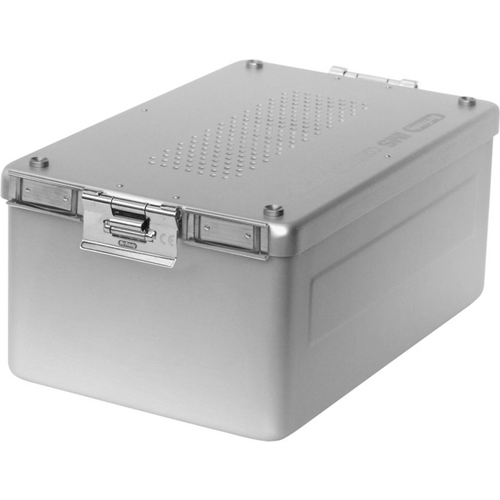 IMS autoklaveringskontainer IMDINCO3M beholder for 2 kassetter inkludert innpakningsduk, bunn og lokk, 300x190x100 mm