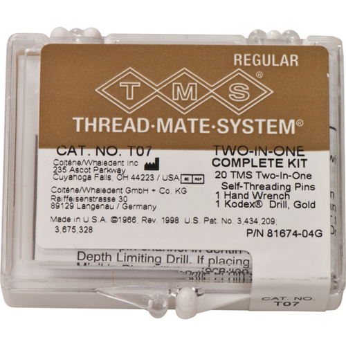 TMS LINK 20 doble stifter, K-96 bor, håndnøkkel, TMS Regular 2 in 1 T07