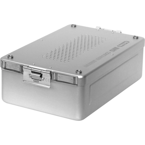 IMS autoklaveringskontainer IMDINCO2M beholder for 2 kassetter pluss innpakningsduk, bunn og lokk, 300x190x100mm