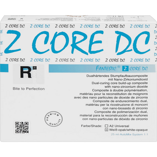 FANTESTIC Z CORE DC 25 ml Automix tokammersprøyte, hvit opak, tilbehør