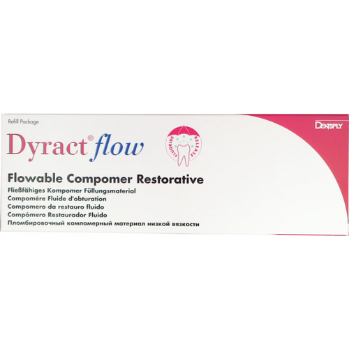 Dyract flow refill pakke 2 x 1 ml sprøyte O-A3, 25 svarte påføringsspisser