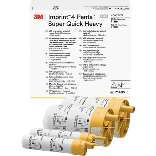 Imprint 4 Penta Heavy refill-pakke 2 x 300 ml basepasta, 2 x 60 ml katalysator Super Quick