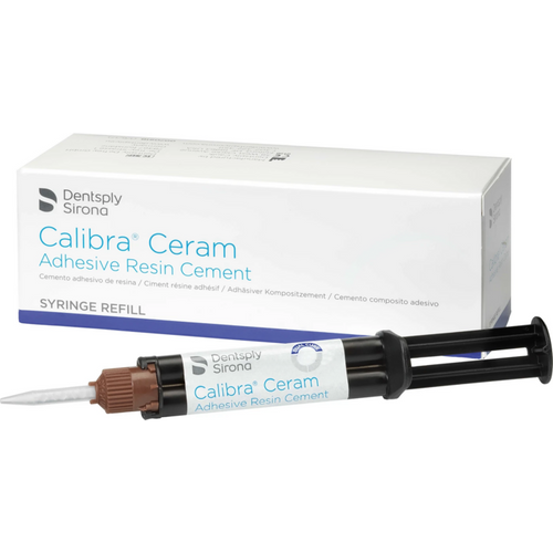 Calibra Ceram 4,5 g automix sprøyte, lys, 10 blandespisser