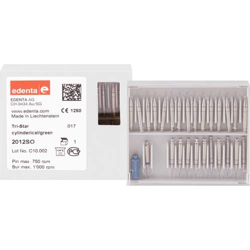 TRI-STAR assortert 100 monterte stifter .017"/0,5 mm