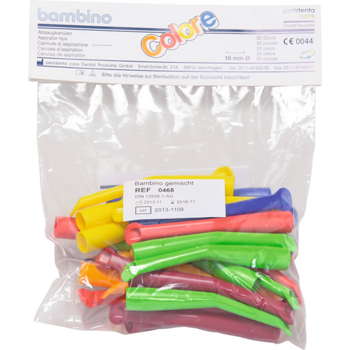 Sugekanyle Bambino 30 stk. assortert i 6 farger