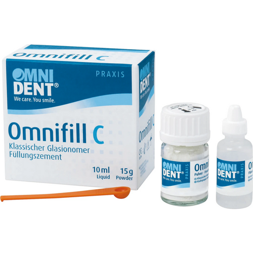 Omnifill C 15 g pulver A2, 10 ml væske