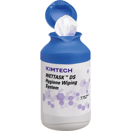 Kimtech Wettask DS wipes kartong 12 ruller x 55 wipes, hvit