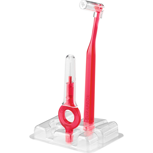 CURAPROX CPS prime start 5 børster 07 rød, 2,5 mm, 2 holdere (UHS 409, UHS 470)
