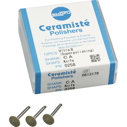 Ceramist 12 stk hvit ultra II, RA, form linse, ISO 090