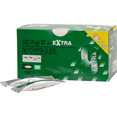 GC Fuji XP GP EXTRA 50 x 0,14 ml kapsel A3,5