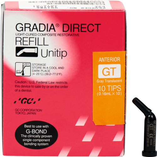 GC GRADIA DIRECT 10 x 0,24 g Unitip Anterior GT