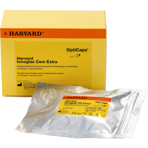 Harvard lonoglas Fill Extra 50 x 0,4 g Opticap, A2