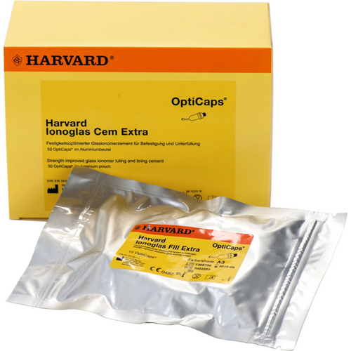 Harvard lonoglas Fill Extra 50 x 0,4 g Opticap, A3