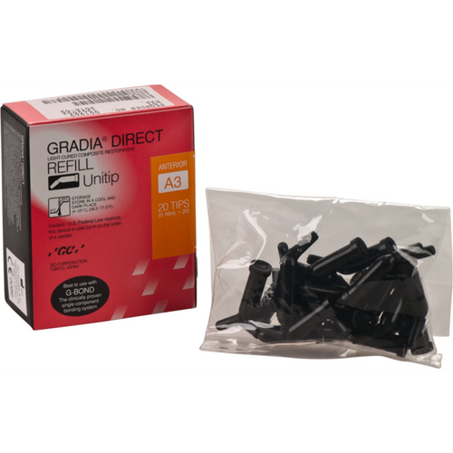 GC GRADIA DIRECT 20 x 0,24 g Unitip Anterior A3