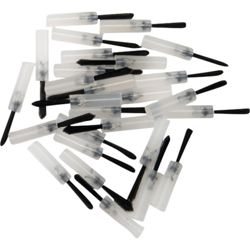 Børsteinnlegg 100 Stk. svarte, medium