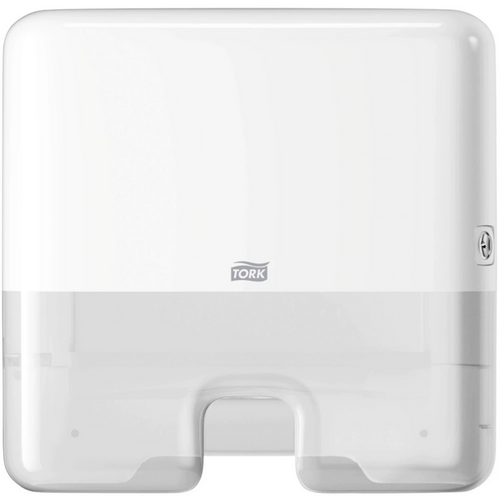 TORK Xpress Mini dispenser for Multifold (Interfold) håndklær H2-system stk. hvit, 30,2 x 10,1 cm