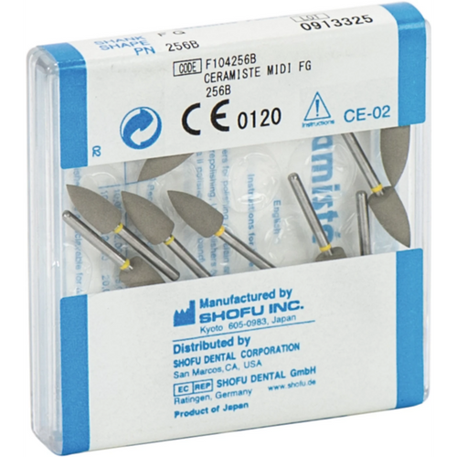 Ceramist 12 stk. gul ultra, FG, fasong midi spiss, ISO 060