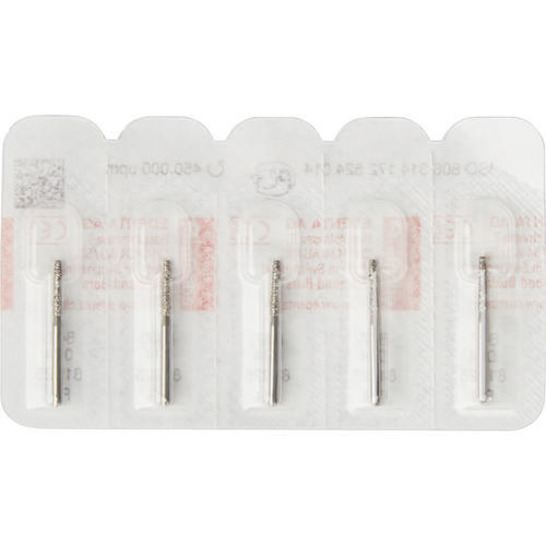 Diamant 847 5 stk. Standard, FG, figur 172 flat kjegle, 8 mm, ISO 014