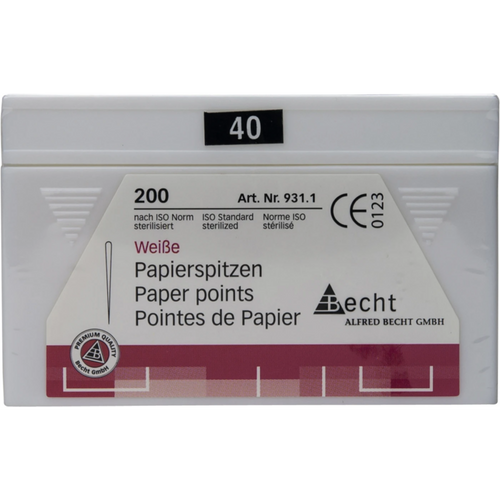 Papirpoints hvite 200 stk. ISO 040
