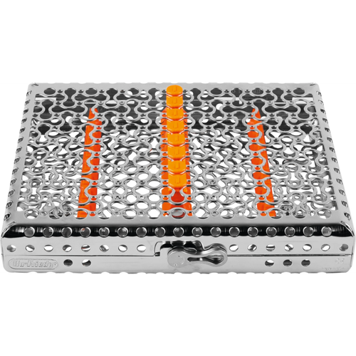 IMS Infinity instrumentkassett  stk. 1/2 DIN for 8 instrumenter oransje