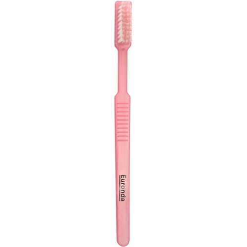 Monoart engangstannbørster 100 stk. med tannkrem, rosa