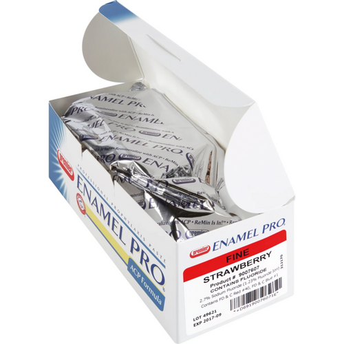 Enamel Pro 200 x 2 g med fluor jordbær, fin