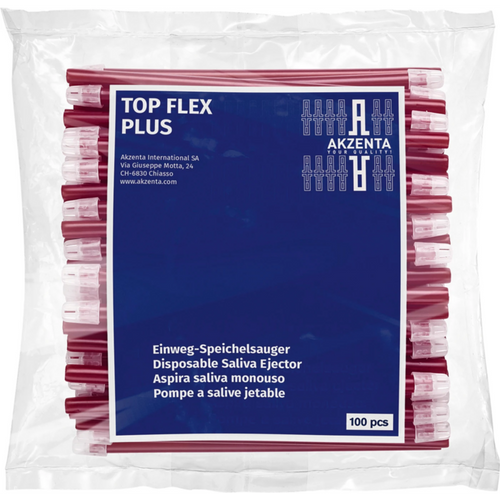 TOP FLEX sug 100 stk vinrød