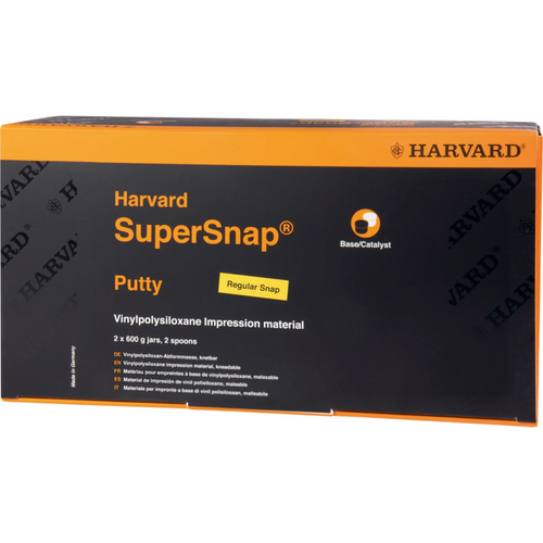 Harvard SuperSnap 2 x 600 g boks svart putty, 2 skjeer