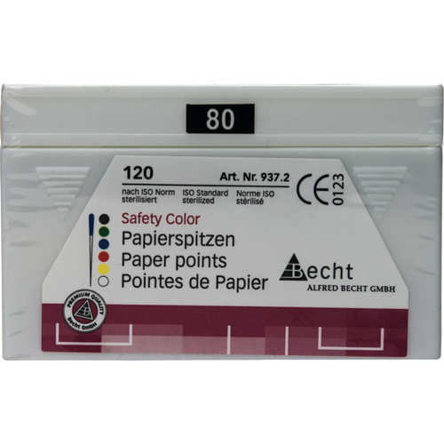 Safety Color papirpoints 120 stk. ISO 080