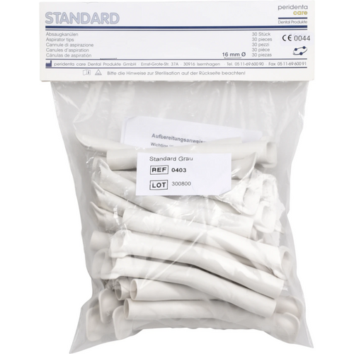 Standard sugekanyler 30 stk grå