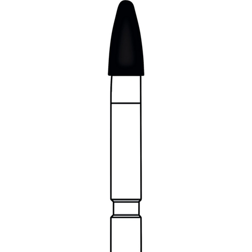 Occlusal shaper 972 5 stk. gul ekstrafin, FG lang, Fig. 270 rund granat, 4 mm, ISO 020